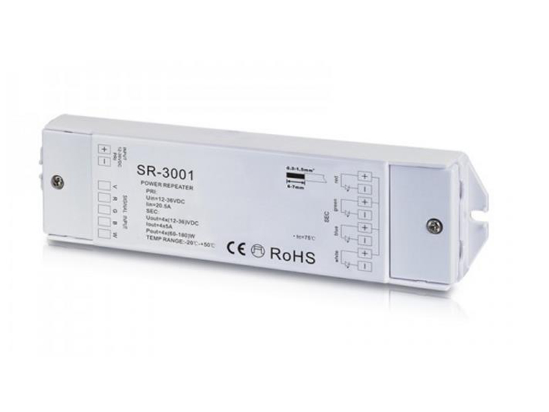 Купить RGB-усилитель SR-3001 (12-36V, 240-720W, 4CH) 