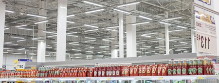 Светодиодное освещение торговых залов Светодиодное освещение торговых залов